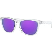 Frogskins（フロッグスキン） AsiaFit（Low Bridge Fit） OO9245-9654 Polished Clear/Prizm Violet 国内正規品 [スポーツサングラス]