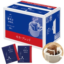 ちょっと贅沢な珈琲店 レギュラー・コーヒー ドリップパック モカ・ブレンド 100袋 [簡易抽出]