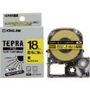 テプラPROテープ 屋外に強い黄 18mm 黒文字 SC18YV