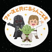 スター・ウォーズ ダイカットステッカー 07 フォースと共にあらんことを illustration by みふねたかし [キャラクターグッズ]
