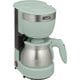 コーヒーメーカー Toffy 5カップアロマコーヒーメーカー ペールアクア ステンレスサーバー K-CM8-PA