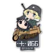 少女終末旅行 チト&ユーリonケッテンクラートワッペン 着脱式 [キャラクターグッズ]