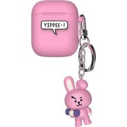 BT21 Airpods Case エアーポッズ ケース COOKY フィギュアキーホルダー付き RAF-BT21-CK-B