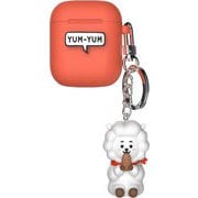 BT21 Airpods Case エアーポッズ ケース RJ フィギュアキーホルダー付き RAF-BT21-RJ-B