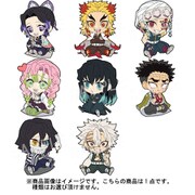 鬼滅の刃 ぺたん娘トレーディングラバーストラップ 柱ver. 1個 [コレクショントイ]