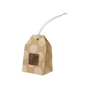 chiisai omamori bag クラフト白ドット