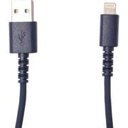 Lightningコネクタ やわらか切れにくいケーブル 2m ブルー QL-0403BL