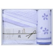 泉織 桜タオルセット ギフトセット ユニセックス NS-1825