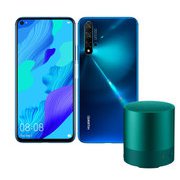 SIMフリースマートフォン Android 9/Emotion UI 9.1.0搭載 6.26インチ液晶 nova 5T/Crush Blue 初回限定版(mini speaker Green付き)