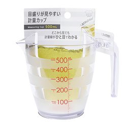 ヨドバシ.com - マーナ MARNA K728CL [目盛りが見やすい 計量カップ 500ml クリア] 通販【全品無料配達】