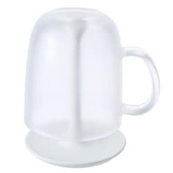 コップ取っ手付き スタンドセット クリア W613CL