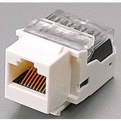 MJC5ETL-WHT [モジュラジャックツールレスタイプ（白）]
