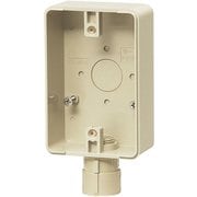 PVR16-BC1GJ [防水コンセント用露出スイッチボックス コネクタ付 Gタイプ PF菅16 ベージュ]
