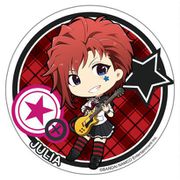 アイドルマスター ミリオンライブ！ テーマ缶バッジ アイドル学園 ジュリア [キャラクターグッズ]