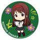 アイドルマスター ミリオンライブ！ テーマ缶バッジ アイドル学園 田中琴葉 [キャラクターグッズ]