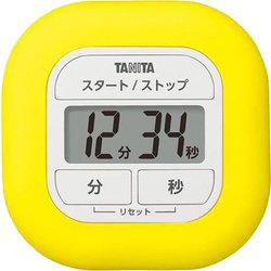 くるっとシリコンタイマー 最大表示：99分59秒 カウントダウン方式 イエロー TD-420-YL