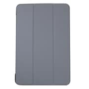 iPad 10.2インチ 2021年モデル/2020年モデル/2019年モデル用レザーケース グレー IQ-IP102L-GY