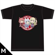 旗揚！けものみち Tシャツ シグレ＆花子＆カーミラ Mサイズ [キャラクターグッズ]