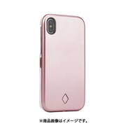F0045 [iPhone Xs/X ライト/ミラーケース ローズGD]