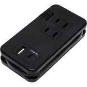 USB PD対応モバイルUSB ACタップ 黒 IPA-24AC4/BK