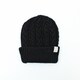 リブ編み2wayニット帽 BK 432-1492