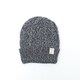 リブ編み2wayニット帽 MIXBK 432-1505