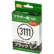 互換インクカートリッジ ブラザー LC3111BK ブラック PP-BLC3111BK