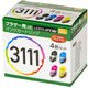 互換インクカートリッジ ブラザー LC3111-4PK 4色セット（ブラック/シアン/マゼンタ/イエロー） PP-BLC3111-4P