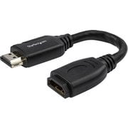 ハイスピードHDMI 延長ケーブル/15cm/HDMI 2.0/イーサネット対応/4K60Hz/HDMI オス - HDMI メス HD2MF6INL