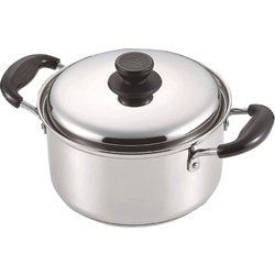グラティア 3層底 両手鍋 18cm HB-5104