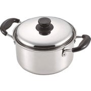 グラティア 3層底 両手鍋 18cm HB-5104