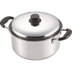 グラティア 3層底 両手鍋 22cm HB-5106