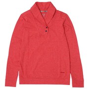Shawl Collar L/S  PH862LS73 レッド Mサイズ [アウトドア長袖カットソー レディース]