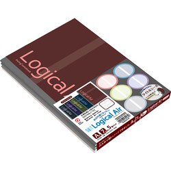 ロジカルエアーノート B5 A罫 ダークトーン 5冊パック NLB503A-5P