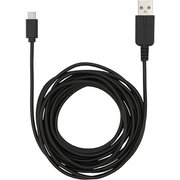 QGP-0400BK [PS4コントローラー対応 microUSBケーブル 3m]