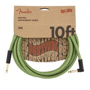 その他ケーブル 10Festival Inst Cable Pure Hemp. Green