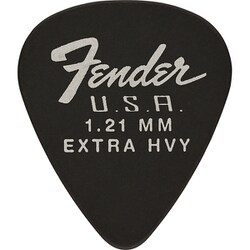 ピック 351 Shape Dura-Tone 1.21mm Black 12枚入り