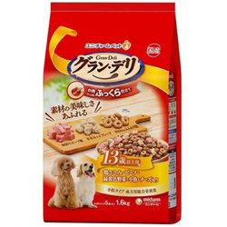 グラン・デリ ふっくら仕立て 13歳以上用 鶏ささみ・ビーフ・緑黄色野菜・小魚・チーズ・角切りビーフ粒入り 1.6kg