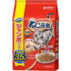 ねこ元気 お魚とお肉ミックス3.5kg