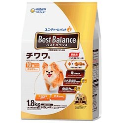 ベストバランス カリカリ仕立て チワワ用 10歳以上用 [犬用 ドライフード 1.8kg 10歳以上 総合栄養食]