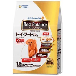 ベストバランス トイプードル用 7歳以上用 [犬用 ドライフード 1.8kg 7歳以上 総合栄養食]