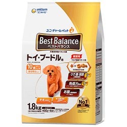 ベストバランス カリカリ仕立て トイ・プードル用 10歳以上用 [犬用 ドライフード 1.8kg 10歳以上 総合栄養食]
