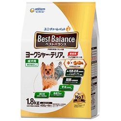 ベストバランス カリカリ仕立て ヨークシャー・テリア用 [犬用 ドライフード 1.8kg 総合栄養食]