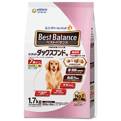 ベストバランス ふっくら仕立て ミニチュア・ダックスフンド用 7歳が近づく頃から始める低脂肪 [犬用 ソフトフード 1.7kg 7歳以上 総合栄養食]
