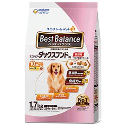ベストバランス ふっくら仕立て ミニチュア・ダックスフンド用 10歳以上用 [犬用 ソフトフード 1.7kg 10歳以上 総合栄養食]