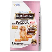 ベストバランス ふっくら仕立て ミニチュア・ダックスフンド用 10歳以上用 [犬用 ソフトフード 1.7kg 10歳以上 総合栄養食]