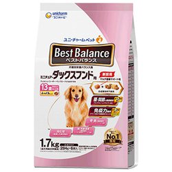 ベストバランス ふっくら仕立て ミニチュア・ダックスフンド用 13歳以上用 [犬用 ソフトフード 1.7kg 13歳以上 総合栄養食]