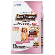 ベストバランス ふっくら仕立て ミニチュア・ダックスフンド用 13歳以上用 [犬用 ソフトフード 1.7kg 13歳以上 総合栄養食]
