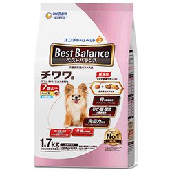 ベストバランス ふっくら仕立て チワワ用 7歳が近づく頃から始める低脂肪 [犬用 ソフトフード 1.7kg 7歳以上 総合栄養食]