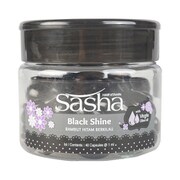 SASHA ブラックシャインヘアオイルボトル 40P